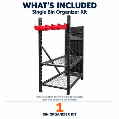 Part Bin Organizer Kit for Boltless Shelving - Single (1)