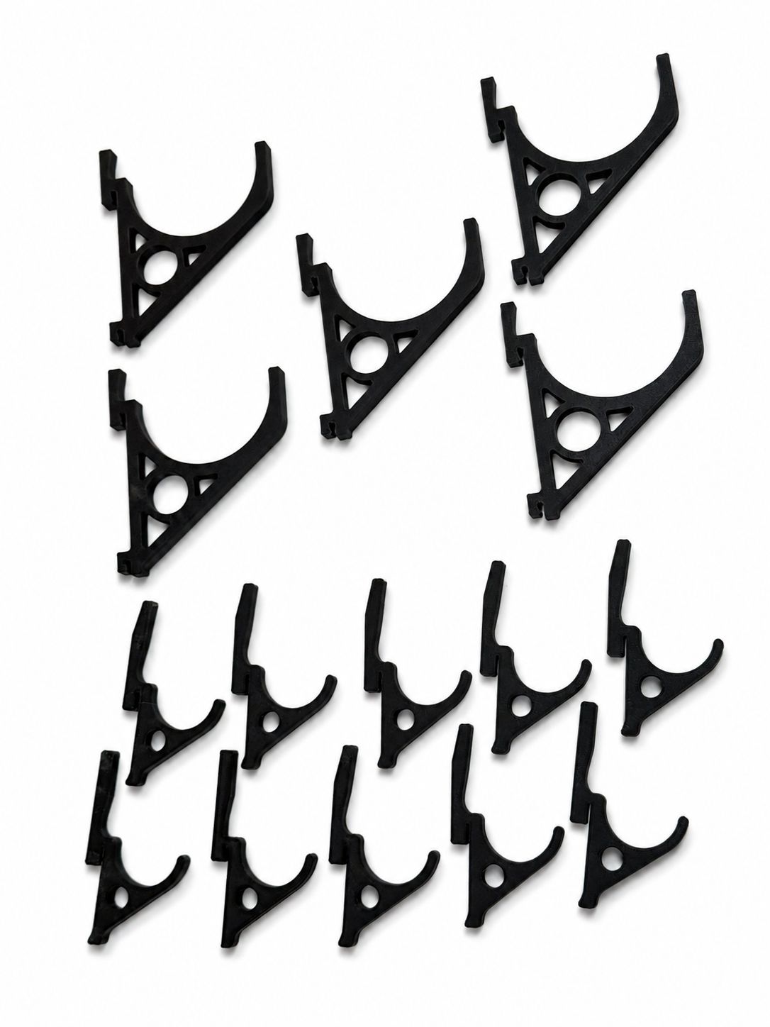 Small / Medium Pack Rack Gear Hooks – 15 Pieces