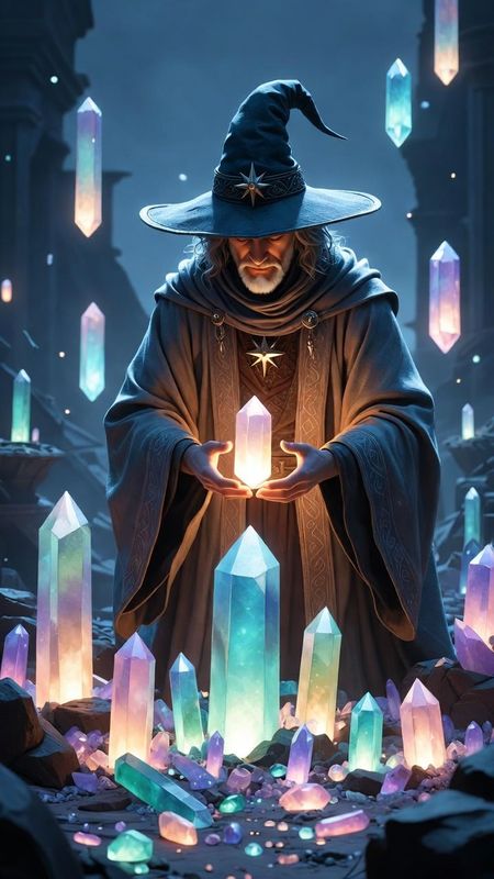 ✨ The Arcane Meaning of Solid‑Color Crystals as per the Wizard Himself