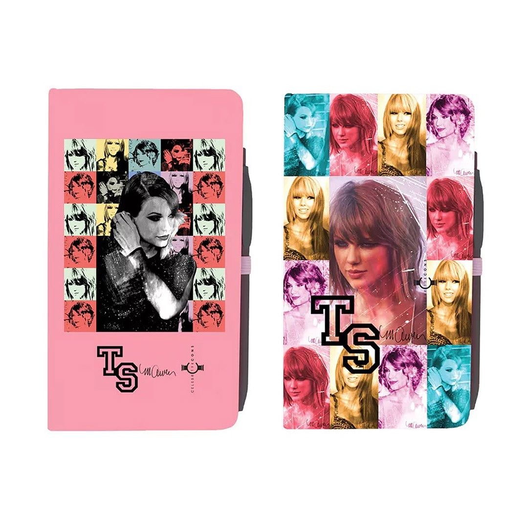 Taccuino Taylor Swift by Maricart 18×10cm con Penna a Scatto, Interno a Righe, Fantasie Varie. Idea Regalo Taccuino Taylor Swift by Maricart 18×10cm con Penna a Scatto, Interno a Righe, Fantasie Varie. Idea Regalo