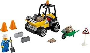 LEGO 60284 City Ruspa da Cantiere, Set di Costruzioni Mini Camion Giocattolo con Pala Frontale e Minifigure, Giochi per Bambini e Bambine, Idee Regalo