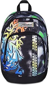 Zaino Seven Scuola Dual, Nero Verde Zaino Seven Scuola Dual, Nero Verde