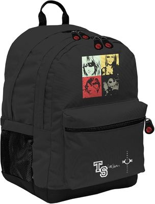 Zaino Maricart  Casual Taylor Swift, Nero, Tasche Multiple, Chiusura a Zip