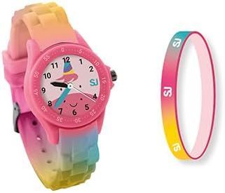 SJ GANG STYLE JAM GANG Orologio Bambino, Rosa, Con braccialetto in Silicone, Bambini