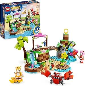 LEGO Sonic the Hedgehog L’Isola del Soccorso Animale di Amy, Giocattolo da Costruire con 6 Personaggi Incluse le figure di Amy e Tails, Giochi per Bambini e Bambine da 7 Anni, Idea Regalo 76992