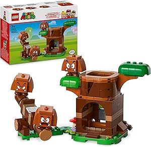 LEGO Super Mario Parco Giochi dei Goomba, Set Nintendo da Collezione per Bambini, Bambine e Fan da 7 Anni in su con 3 Personaggi, Albero e Altalena Giocattolo da Costruire, Idea Regalo 71433 LEGO Super Mario Parco Giochi dei Goomba, Set Nintendo da Collezione per Bambini, Bambine e Fan da 7 Anni in su con 3 Personaggi, Albero e Altalena Giocattolo da Costruire, Idea Regalo 71433