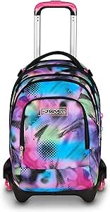 Zaino Trolley Seven Scuola Jack 3 Ruote Detach