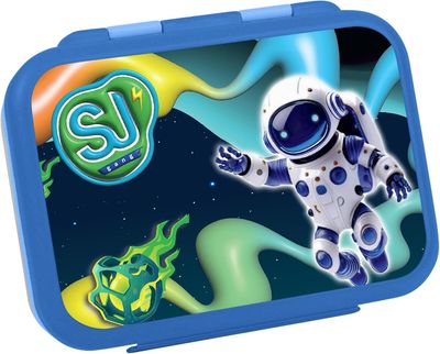 SJ GANG STYLE JAM GANG Portamerenda, Verde, 850 ml, Divisorio interno per snack, astronauta