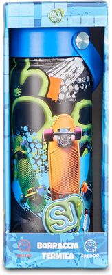 SJ GANG STYLE JAM GANG Borraccia termica, Multicolore, 500 ml, skate SJ GANG STYLE JAM GANG Borraccia termica, Multicolore, 500 ml, skate