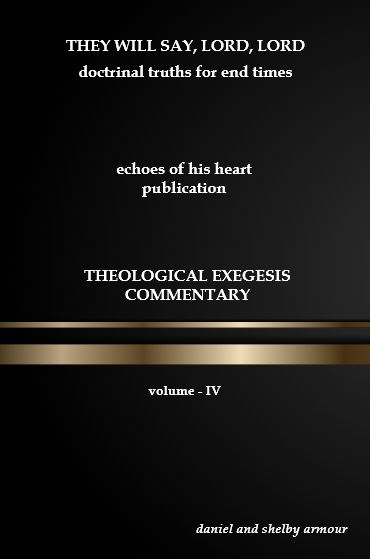 THEY WILL SAY, "LORD, LORD"