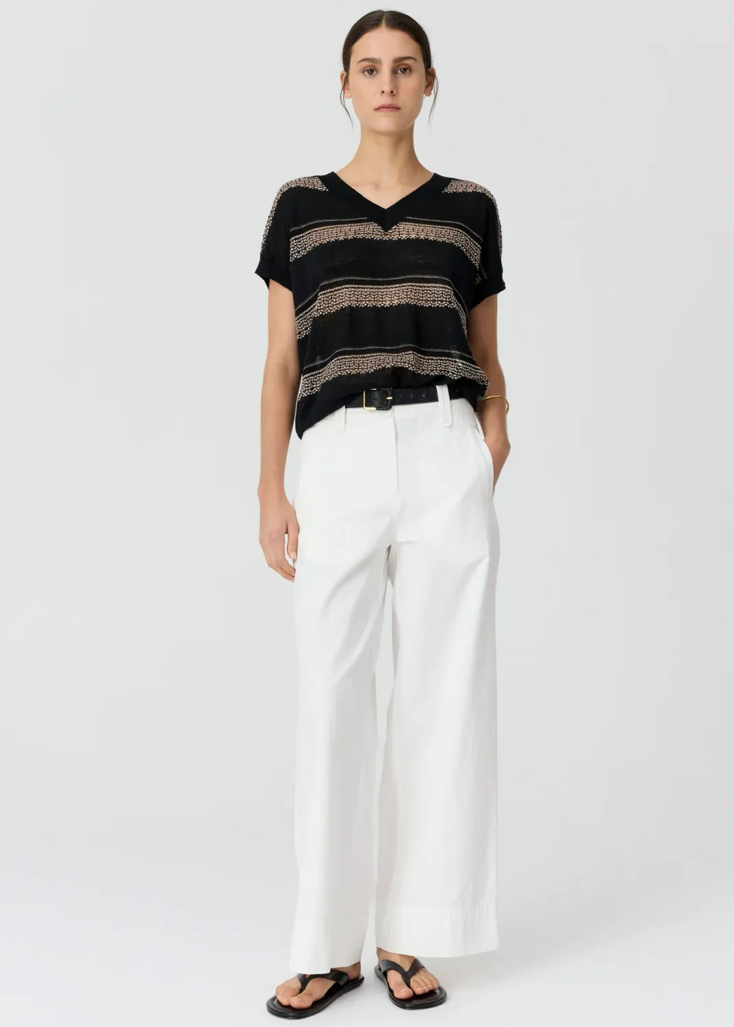 Liana V Neck knit