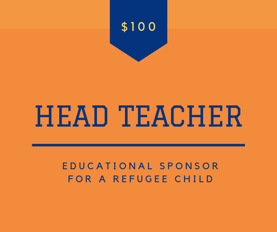 HEAD TEACHER - Refugee Student Sponsor