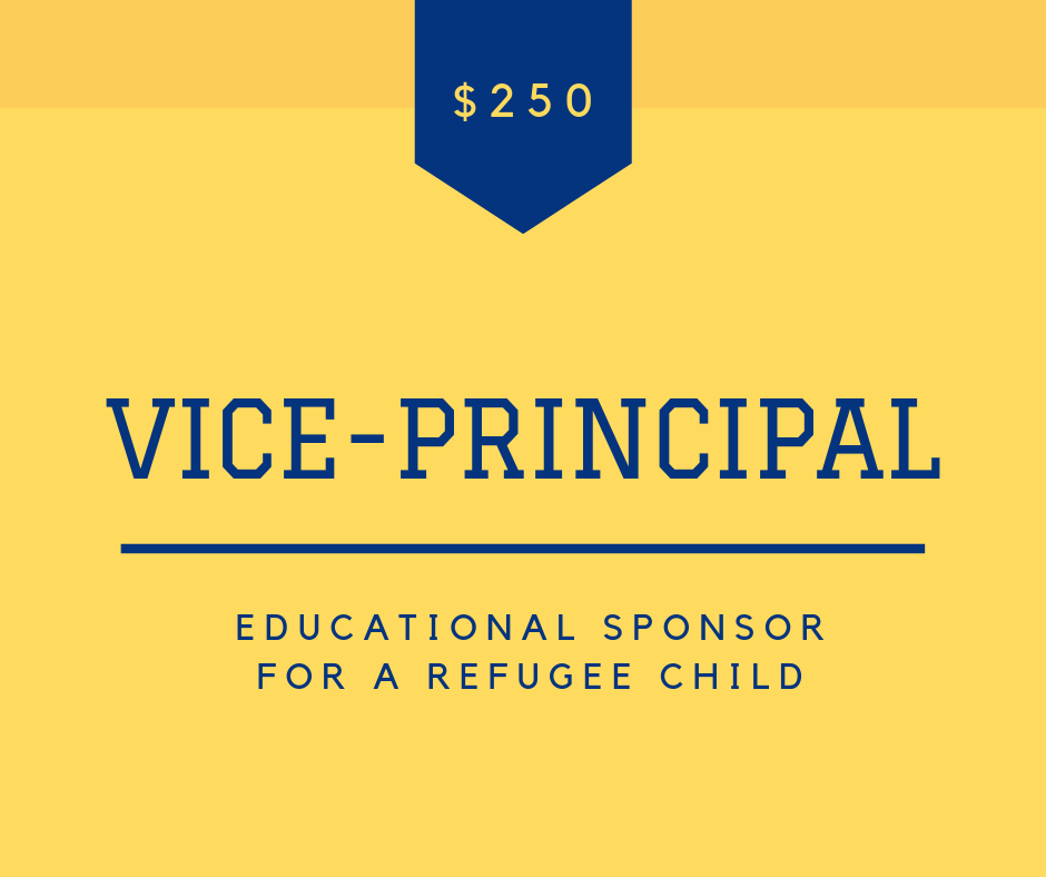 VICE-PRINCIPAL Refugee Student Sponsor