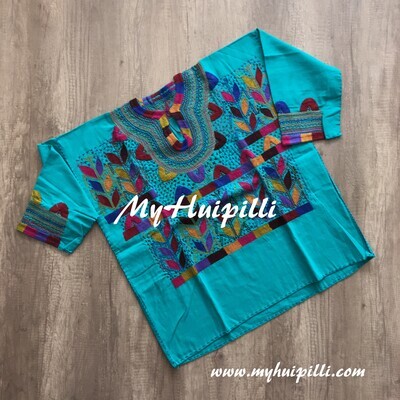 Blusa Mazorca Turquesa