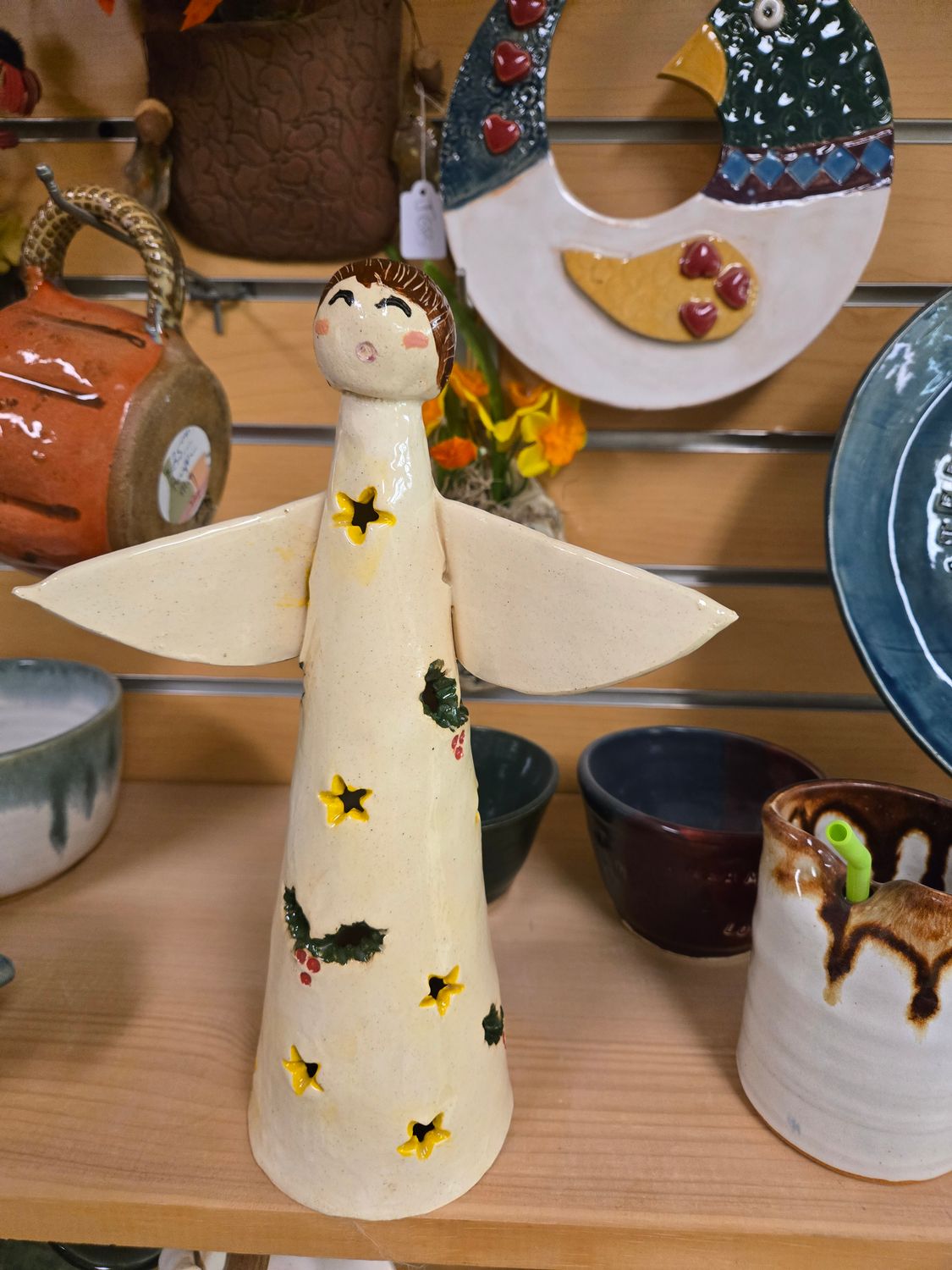 Hand-building a Christmas Angel Friday 11/14 from 2:00pm-4:30pm