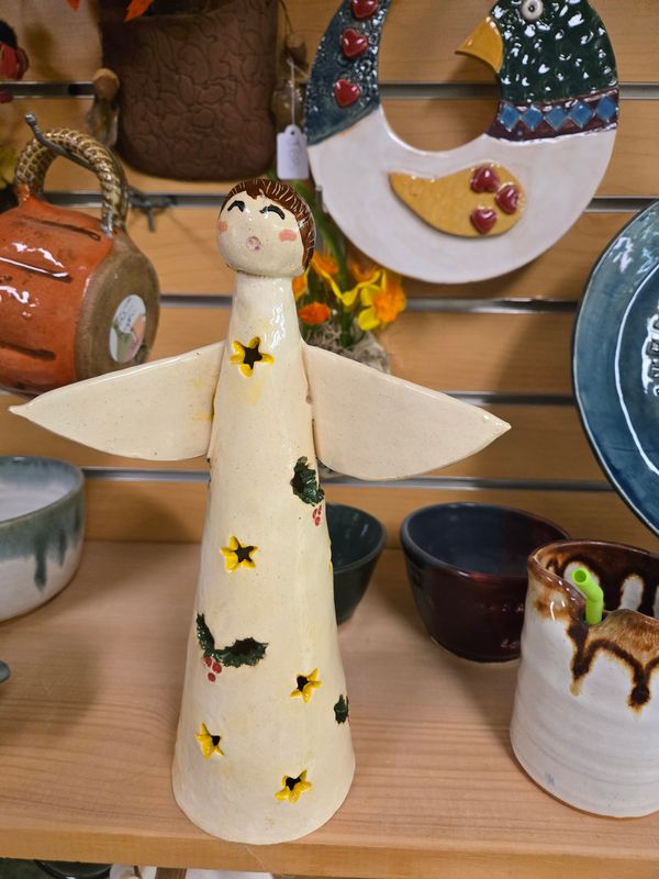 Hand-building a Christmas Angel Friday 11/28 from 1:00pm-2:30pm