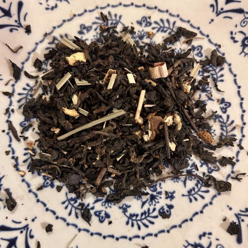 Té rojo naranja y limón