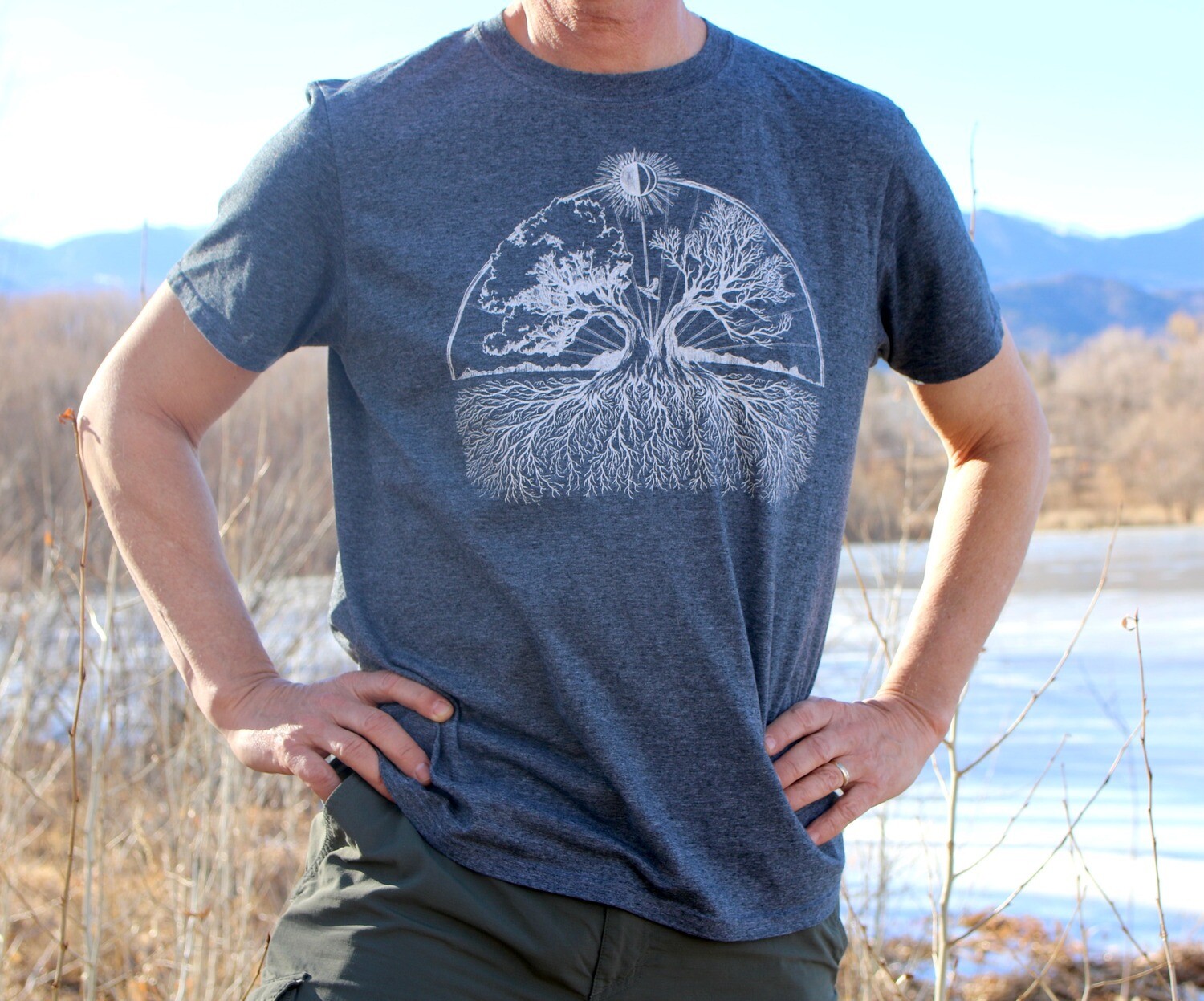 Gray &quot;Luxumbra&quot; T-Shirt