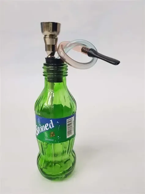 🌿 Mini Glass Sprite Bottle - Smoking device