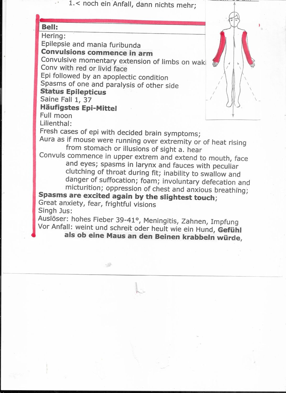 Epilepsie | ETHD | 18 remèdes | Généralités | En