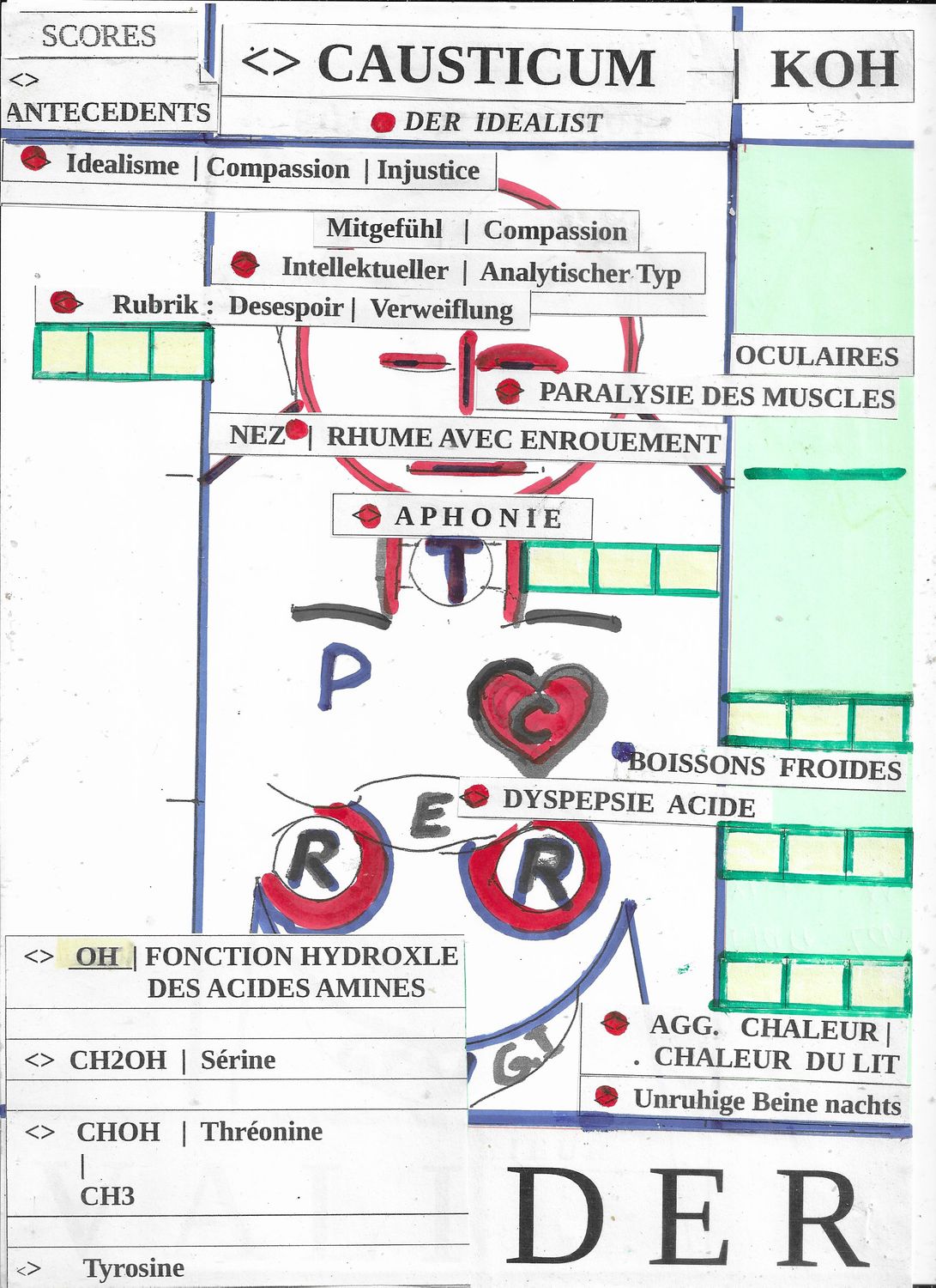 Causticum - synoptique