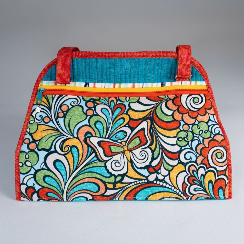 On a Roll Gym Bag/ Orange Butterfly