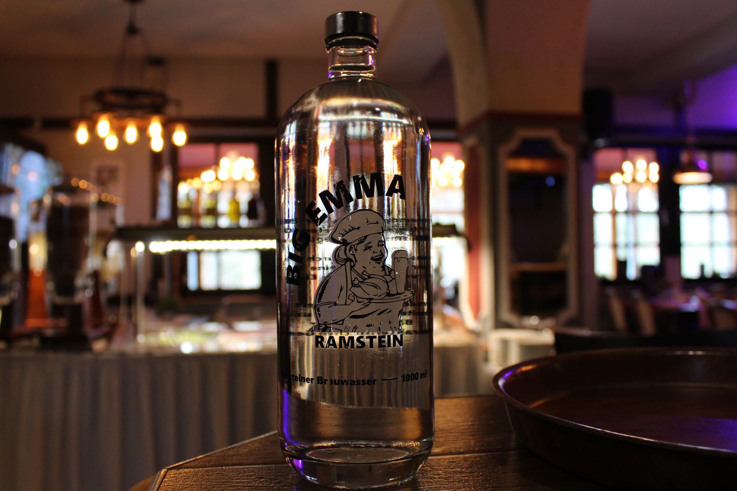 BIG EMMA 1L Glaswasserflasche