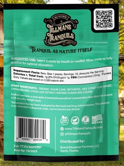 CBD Mints (Pepermint) CBD Mints (Pepermint)