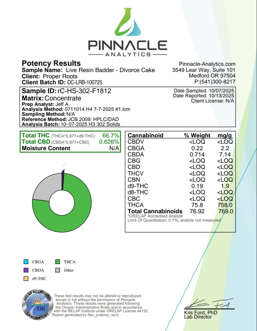 Divorce Cake Live Resin (Indica) Divorce Cake Live Resin (Indica)