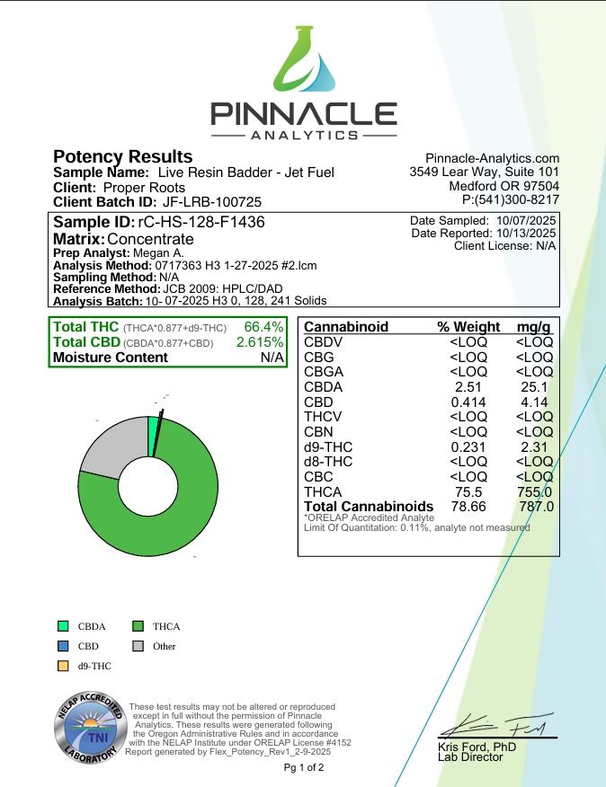 Jet Fuel Live Resin (Hybrid)