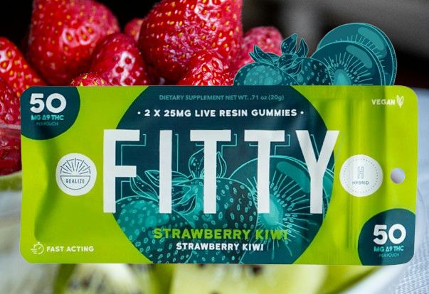 Fitty -Strawberry Kiwi Gummies. 50mg
