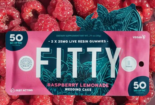 Fitty -  Wedding Cake, Raspberry Lemonade Gummies. 50MG