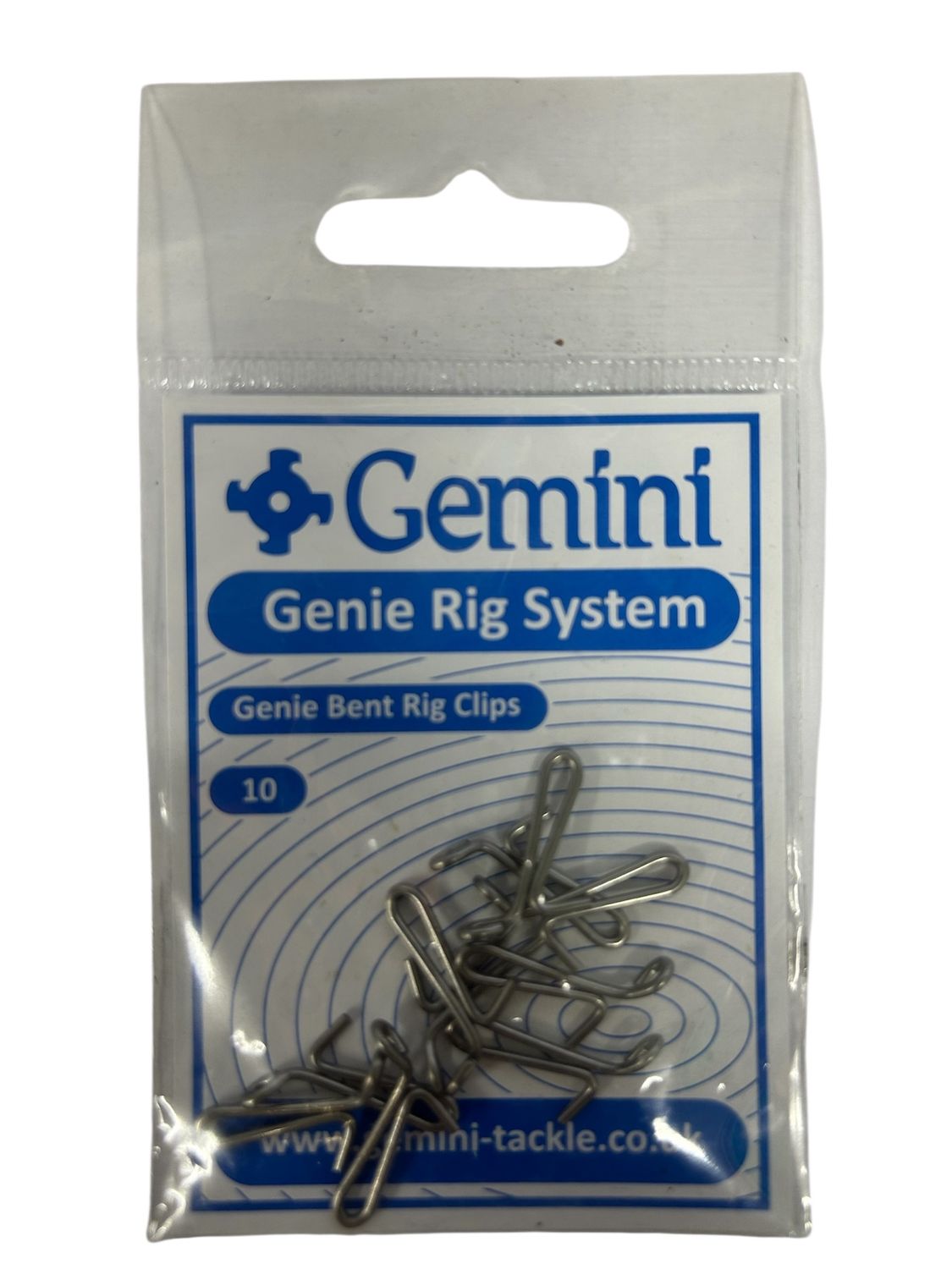 GEMINI GENIE BENT RIG CLIPS  10PK