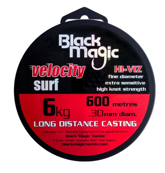BLACK MAGIC VELOCITY SURF MONO, WEIGHT: 6KG