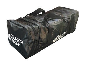 SILVER FERN PVC GEAR BAG W/POCKET - LARGE, COLOUR: BLACK