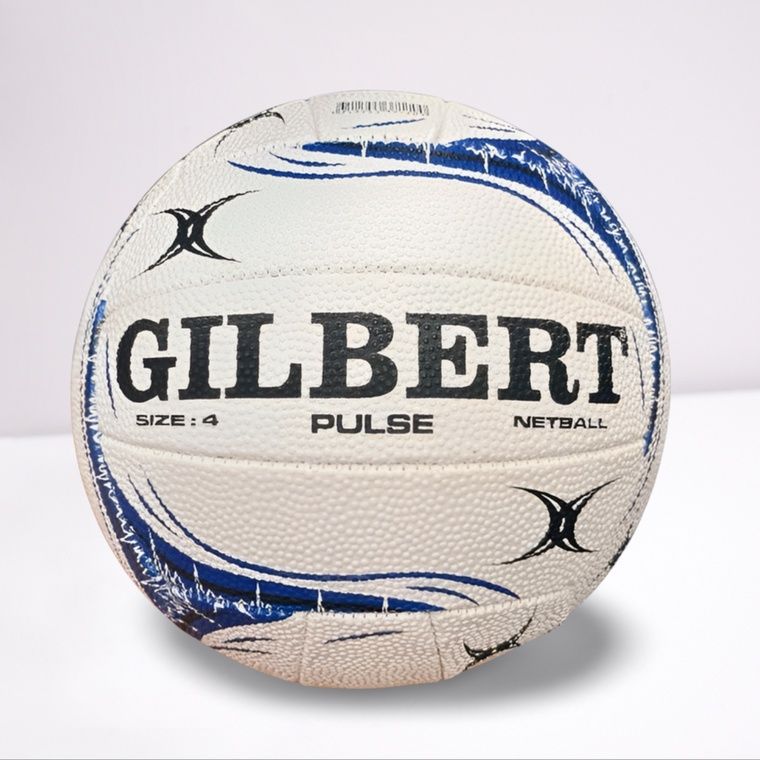 GILBERT PULSE TRAINING BALL SZ 4, COLOUR: WHITE-BLUE