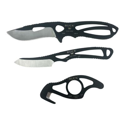 BUCK 141 PAKLITE FIELD MASTER 3 PIECE HUNTING SET