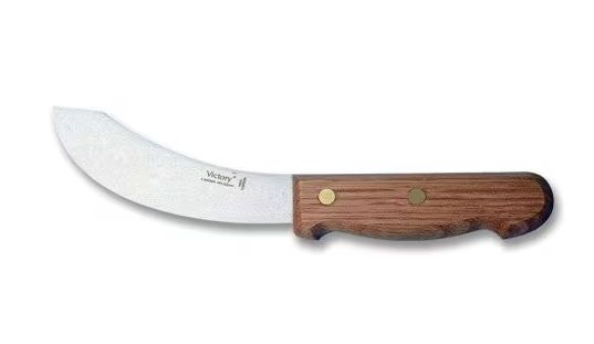 VICTORY SKINNING KNIFE 150MM WOOD HANDLE