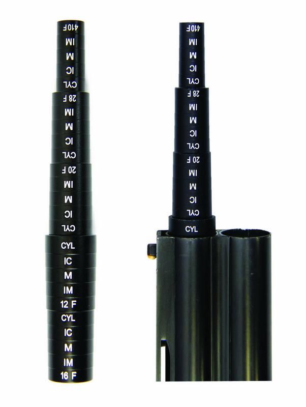 OUTDOOR OUTFITTERS FIVE BORE SHOTGUN CHOKE GAUGE