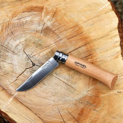 OPINEL TRADITIONAL CLASSIC STAINLESS STEEL FOLDING KNIFE