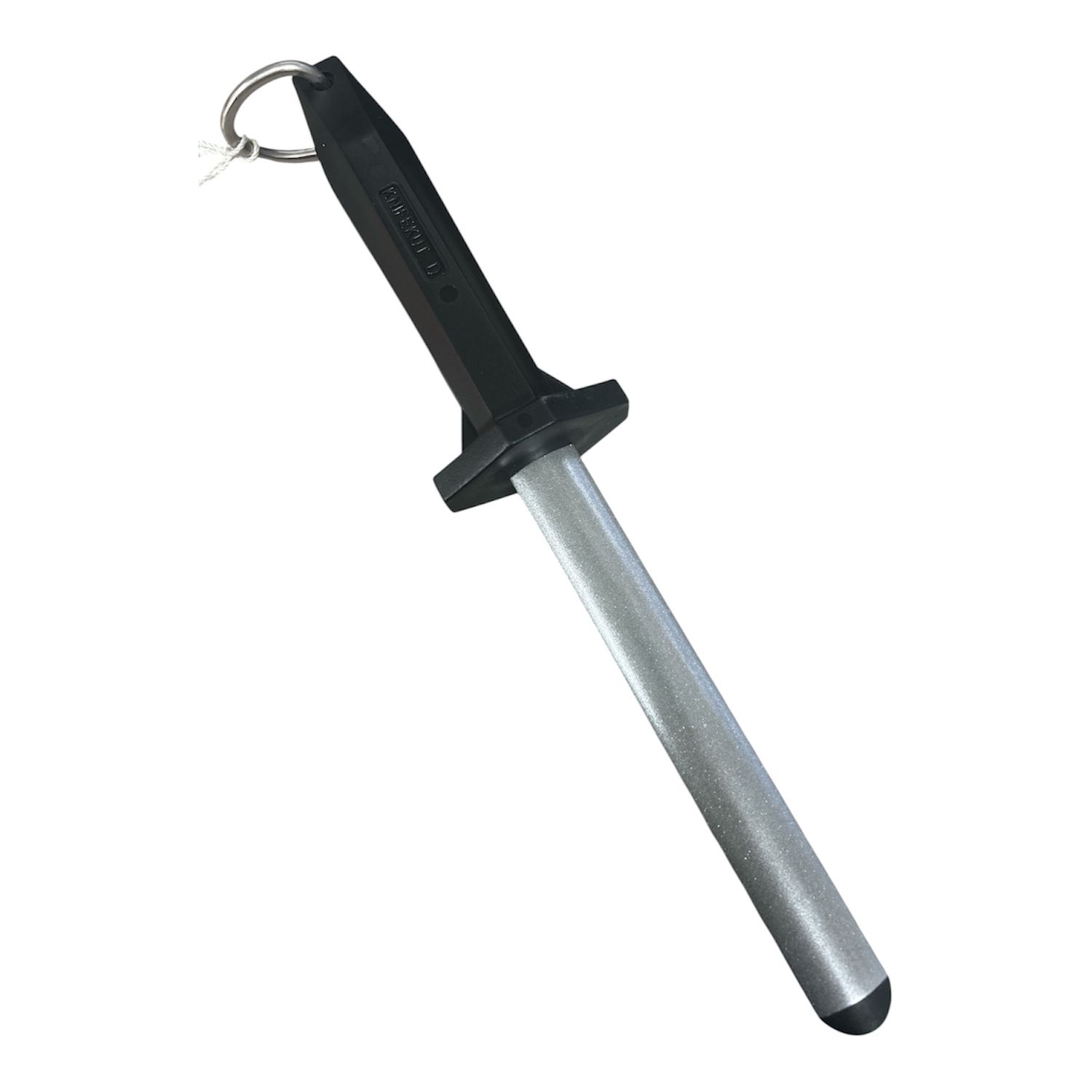 KNIFEKUT 6" DIAMOND SHARPENING STEEL, COLOUR: BLACK