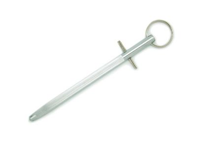 KNIFEKUT 6" RABBITERS SHARPENING STEEL W/BAR