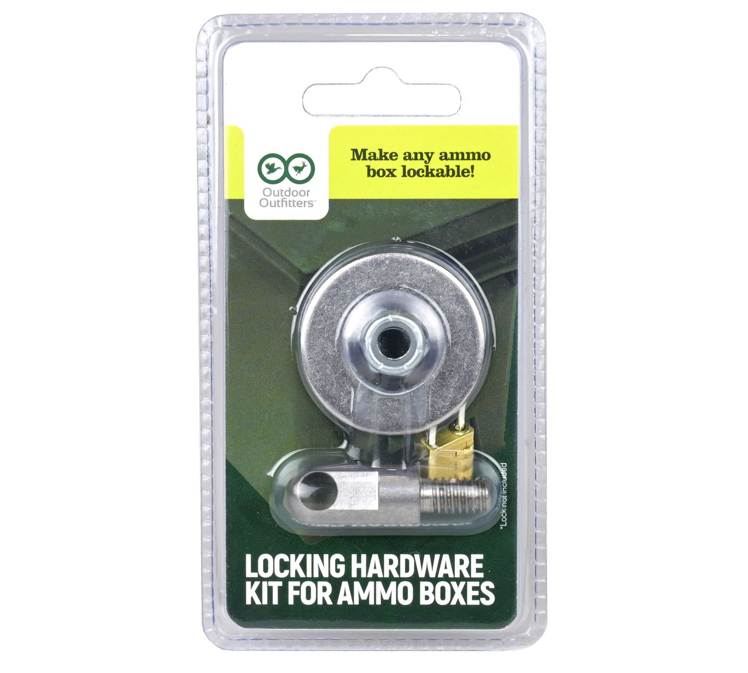 OUTDOOR OUTFITTERS AMMO TIN LOCKING HARDWARE KIT