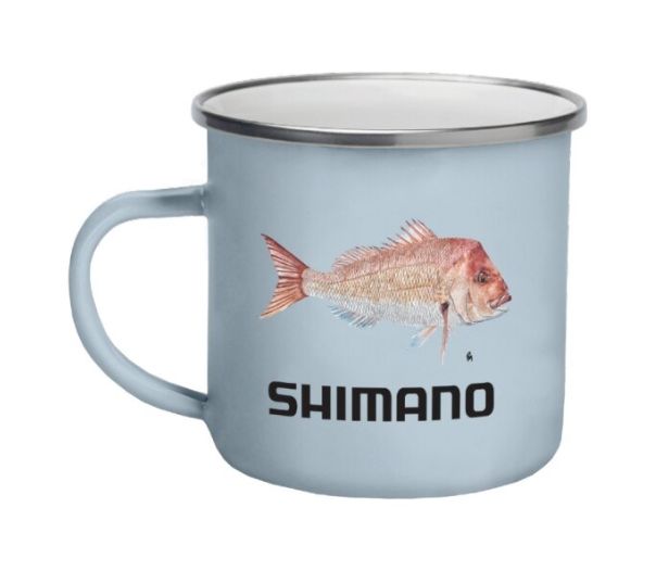 SHIMANO ENAMEL MUG SNAPPER LIGHT BLUE