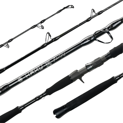 CD HAKU X FAST JIG   5'2" 250-500G ACID WRAP O/H ROD