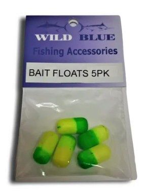 WILD BLUE BAIT FLOATS 5PK