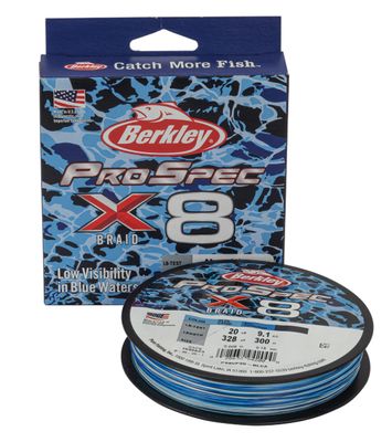BERKLEY PRO SPEC X8 BLUE CAMO BRAID 150M