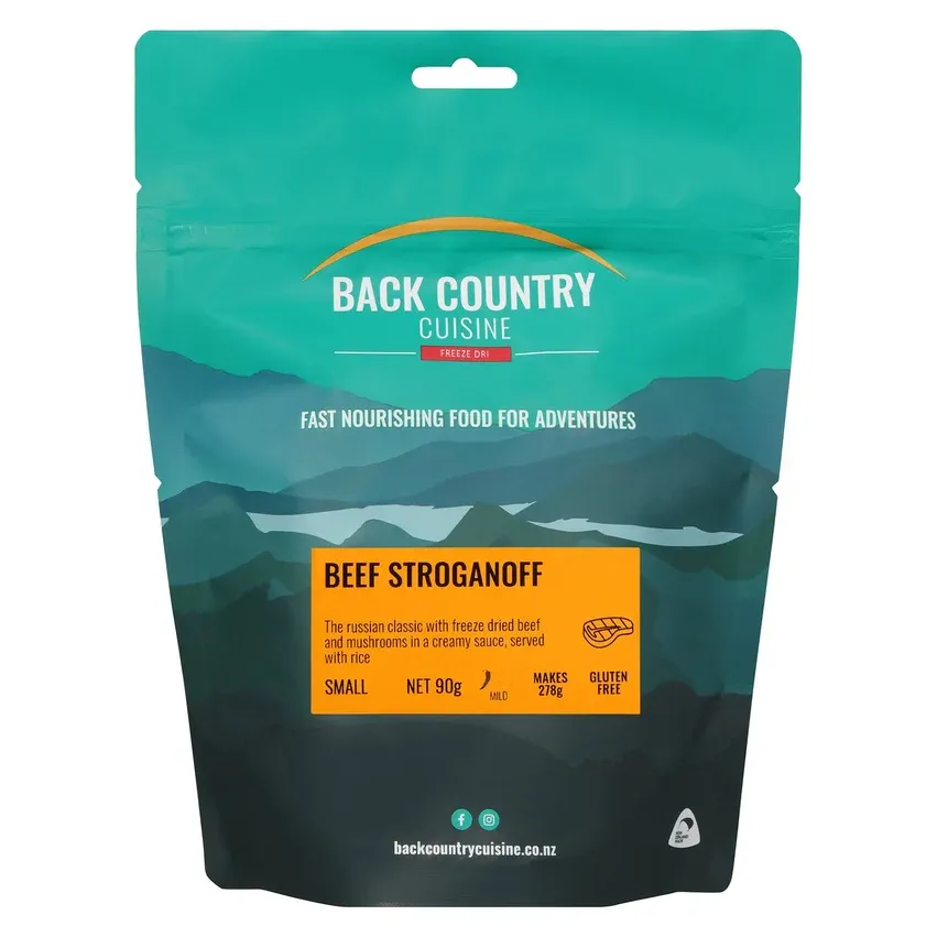BACK COUNTRY CUISINE BEEF STROGANOFF REGULAR SERVE