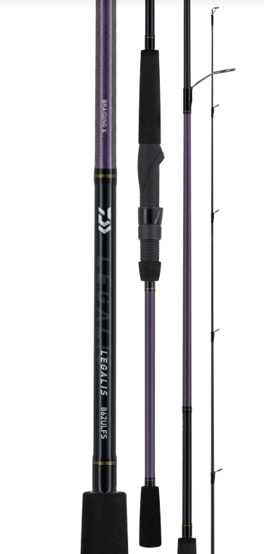 DAIWA LEGALIS II 8'6" ULTRA LIGHT 2PCE SOFTBAIT ROD