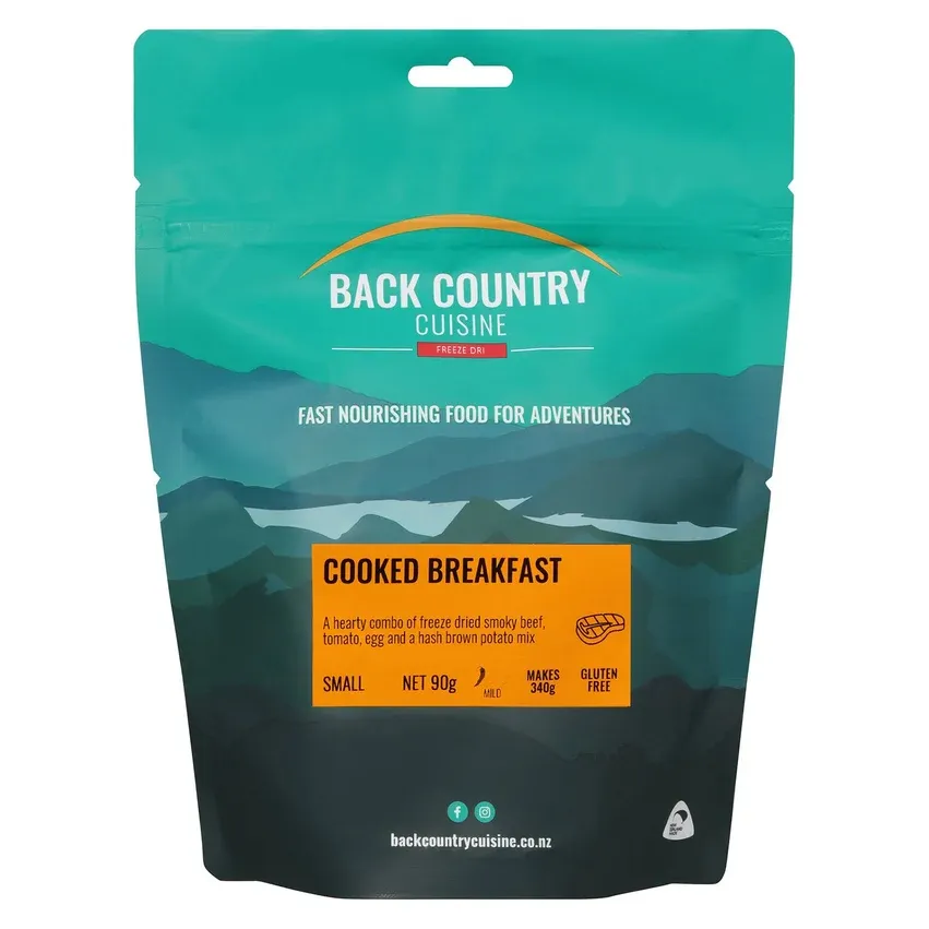 BACK COUNTRY CUISINE COOKED BREAKFAST, SIZE: SMALL SERVE